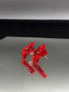 Серьги Красный бархат SG31