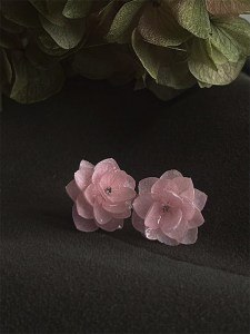 Серьги РОЗОВЫЙ ШЁПОТ SG44