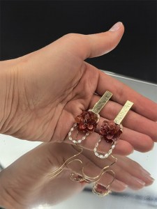 Серьги Цветочная Колыбель SG45